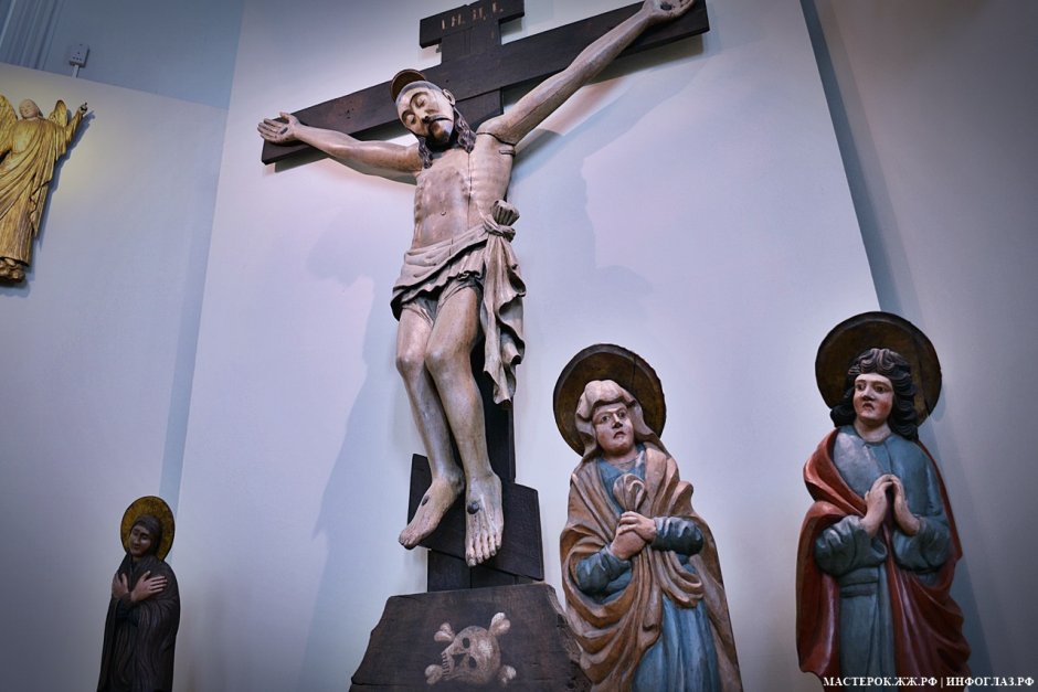 Христос в темнице деревянная скульптура Пермь
