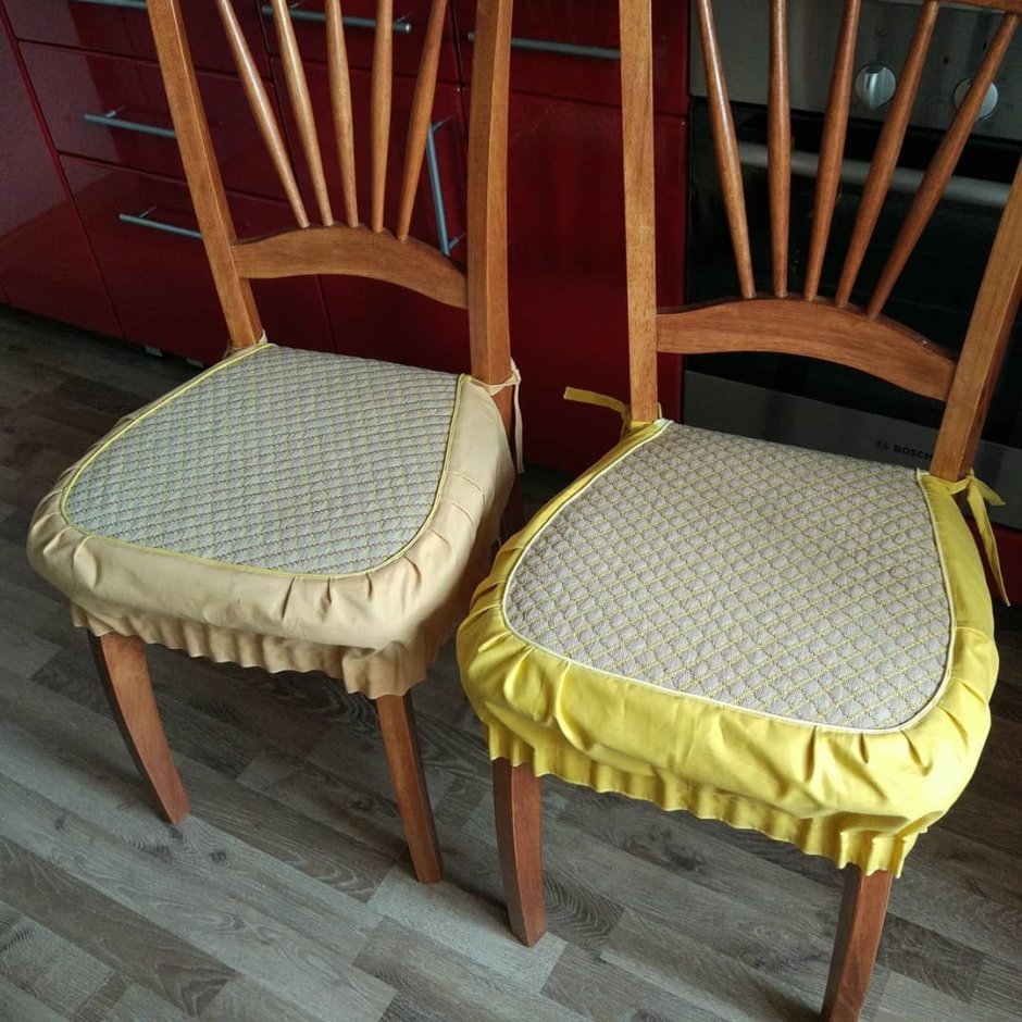 Сидушки на стулья для кухни
