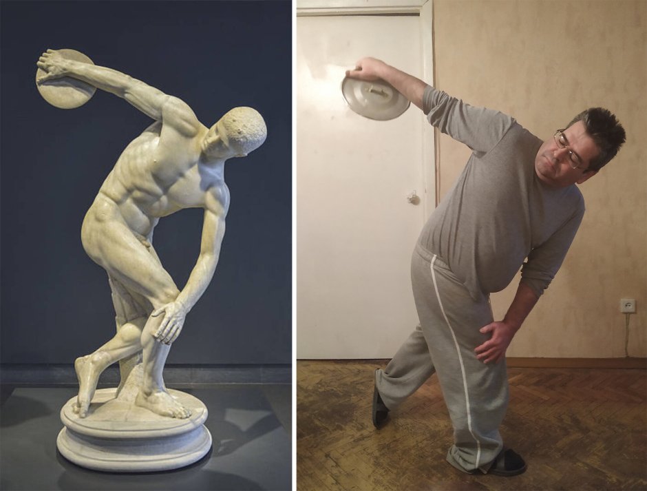 Скульптура человека музей