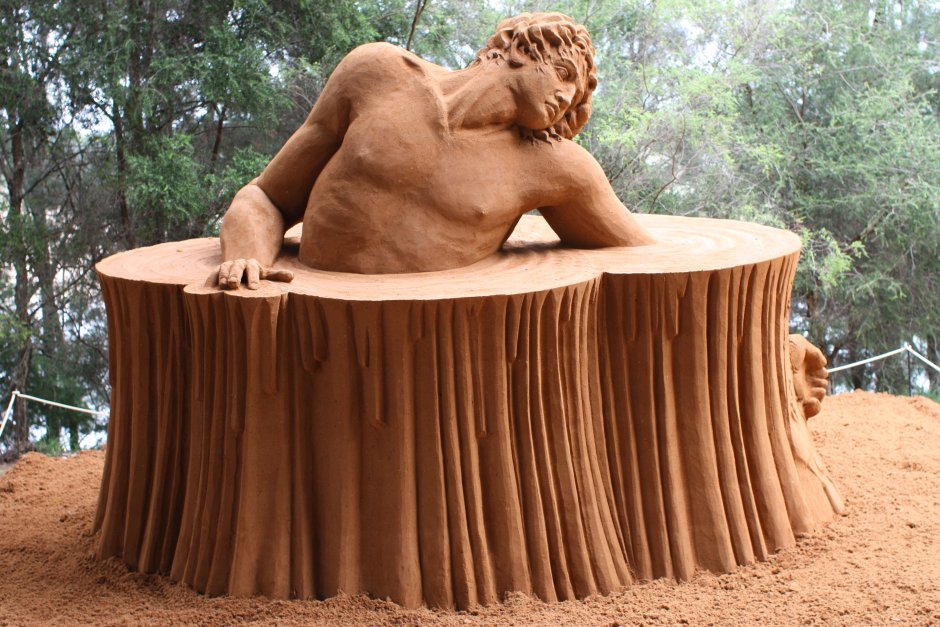 Песчаная скульптура современное искусство