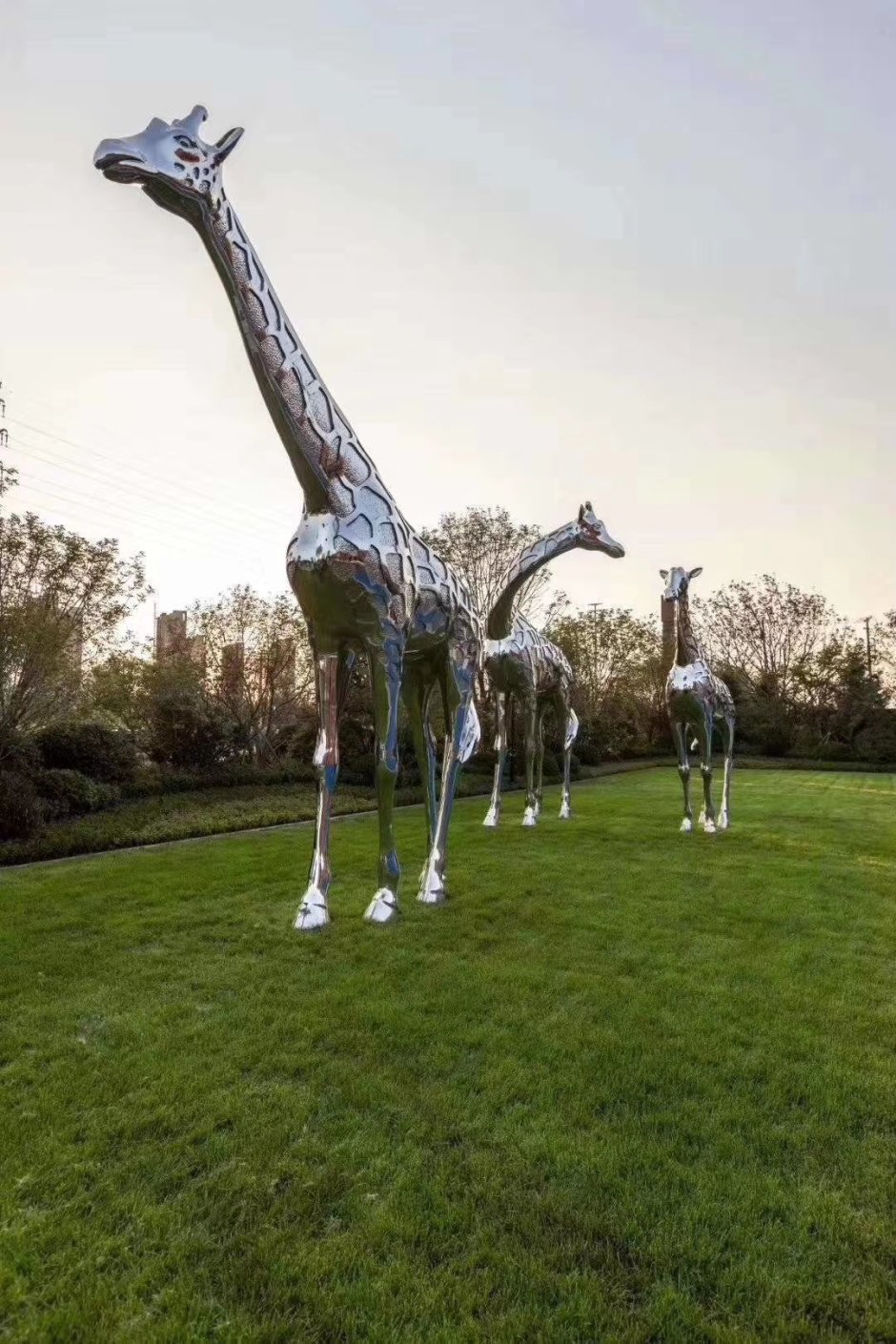 Скульптуры Жирафов