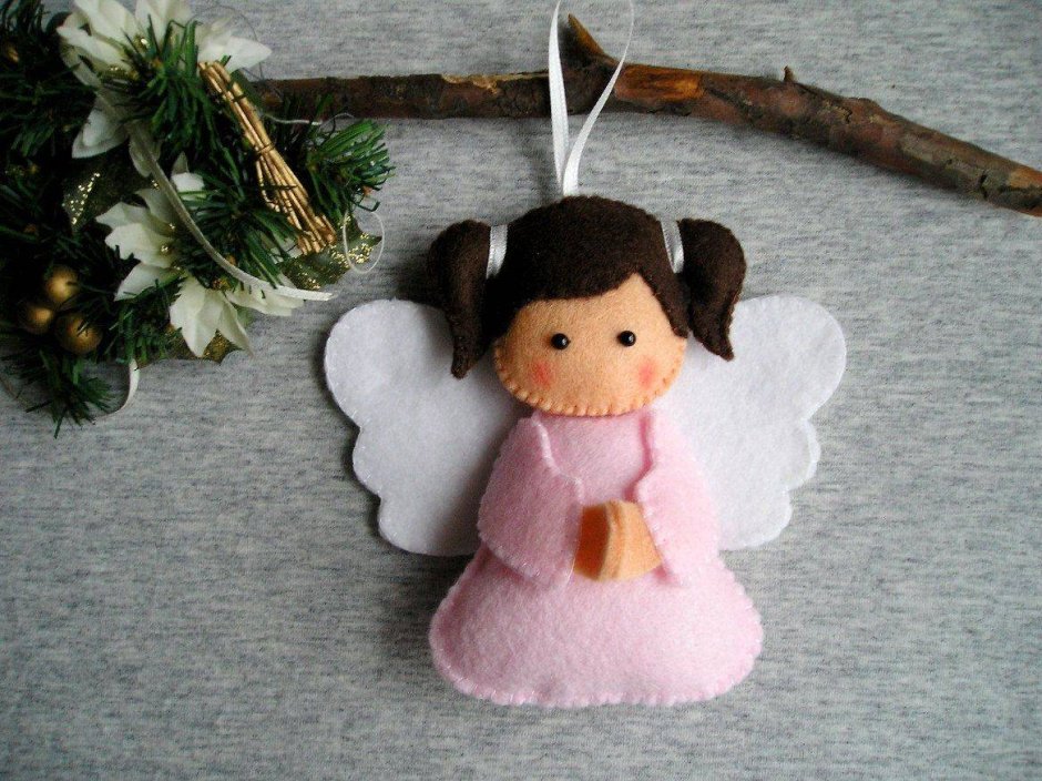 Ангел из ваты для детей