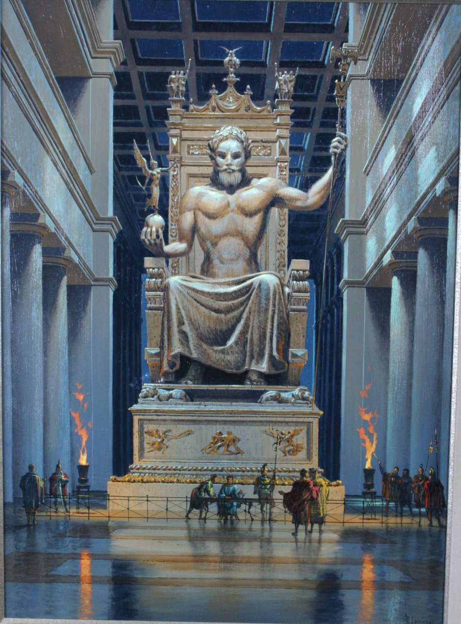 Статуя Зевса в Олимпии