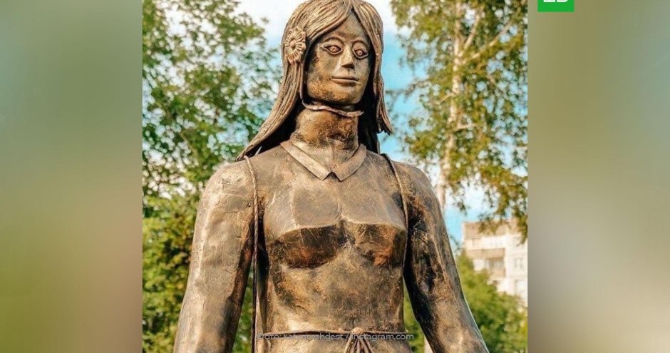 Скульптура Аленка Аленка в Нововоронеже
