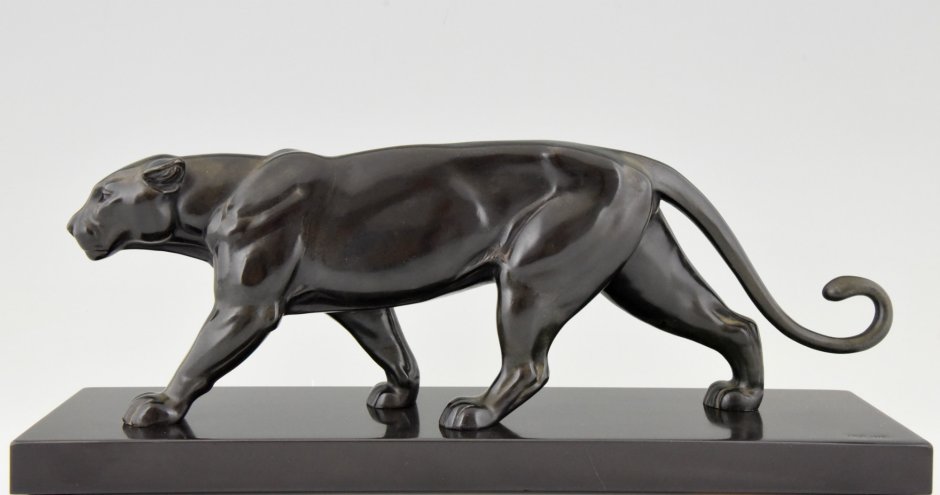 Пантера из скульптурного пластилина
