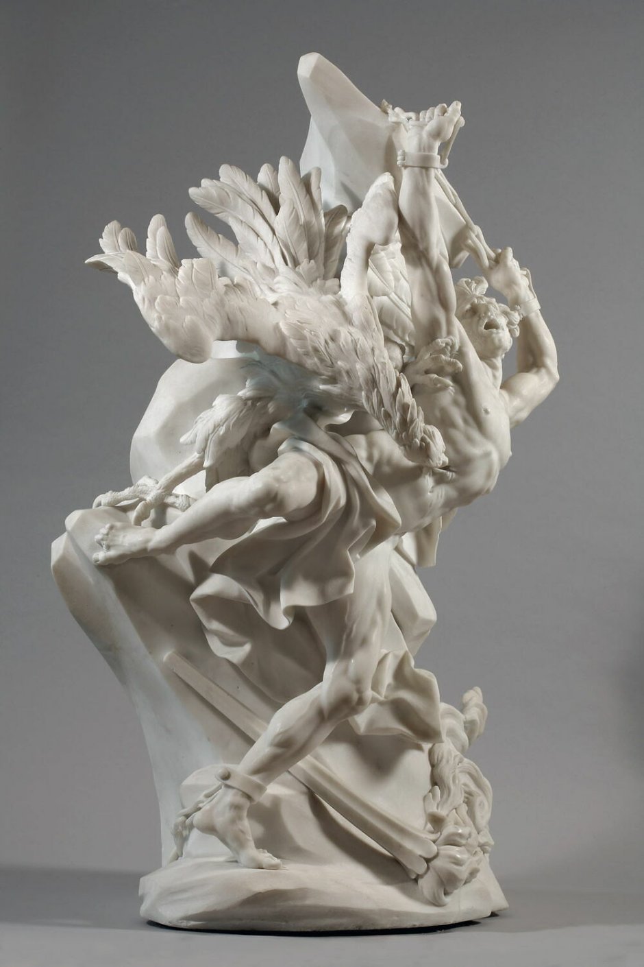 Скульптура прикованный Прометей.скульптор н.с. адам 1762г