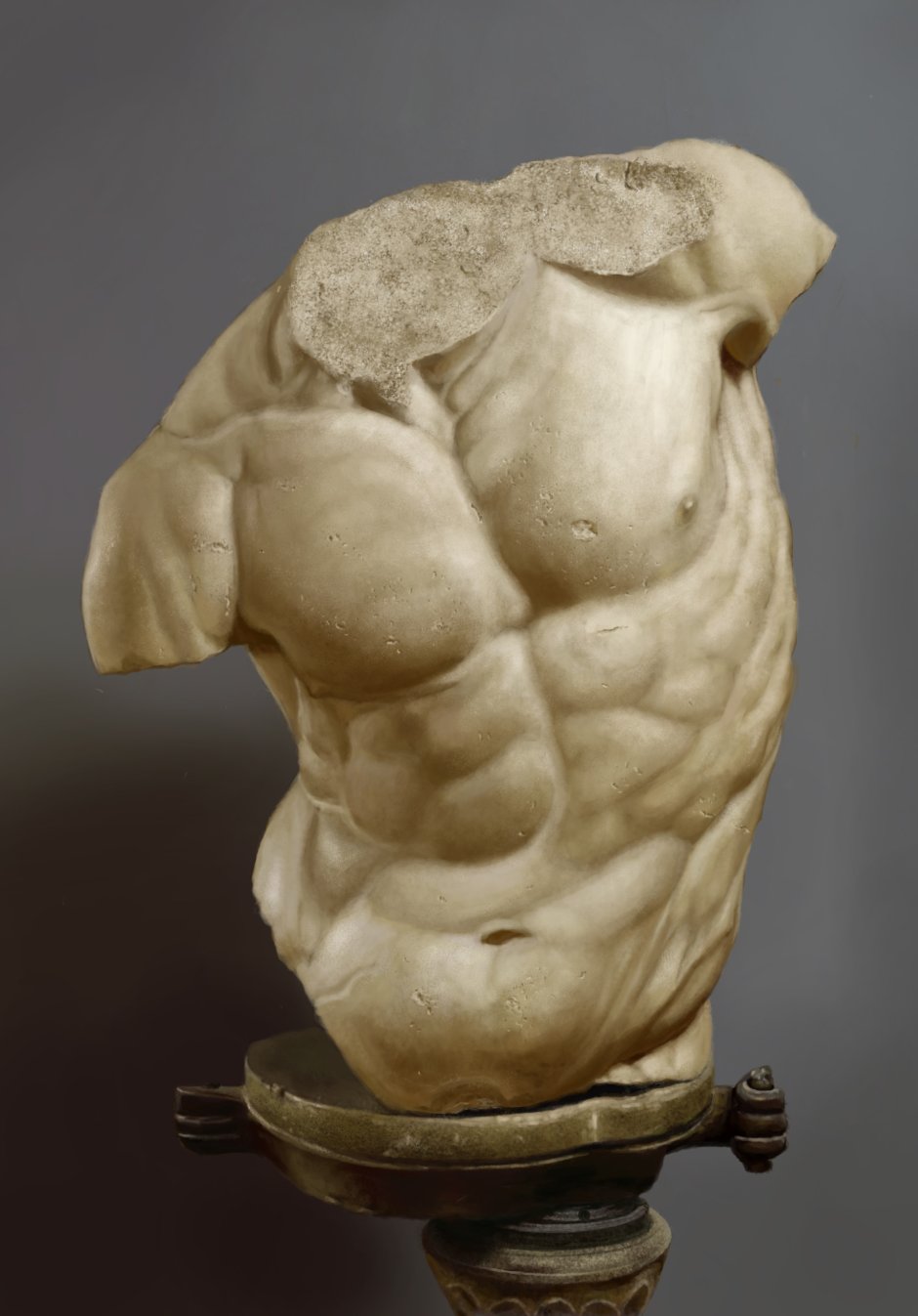 Статуи древней Греции торс мужчины