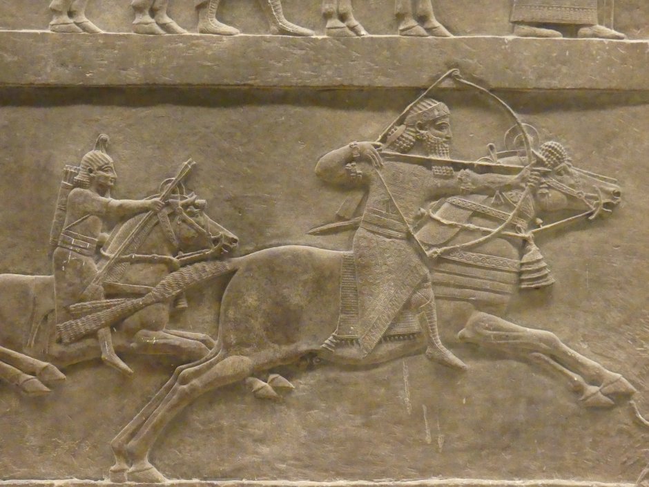 Ассирия львиная охота британский музей