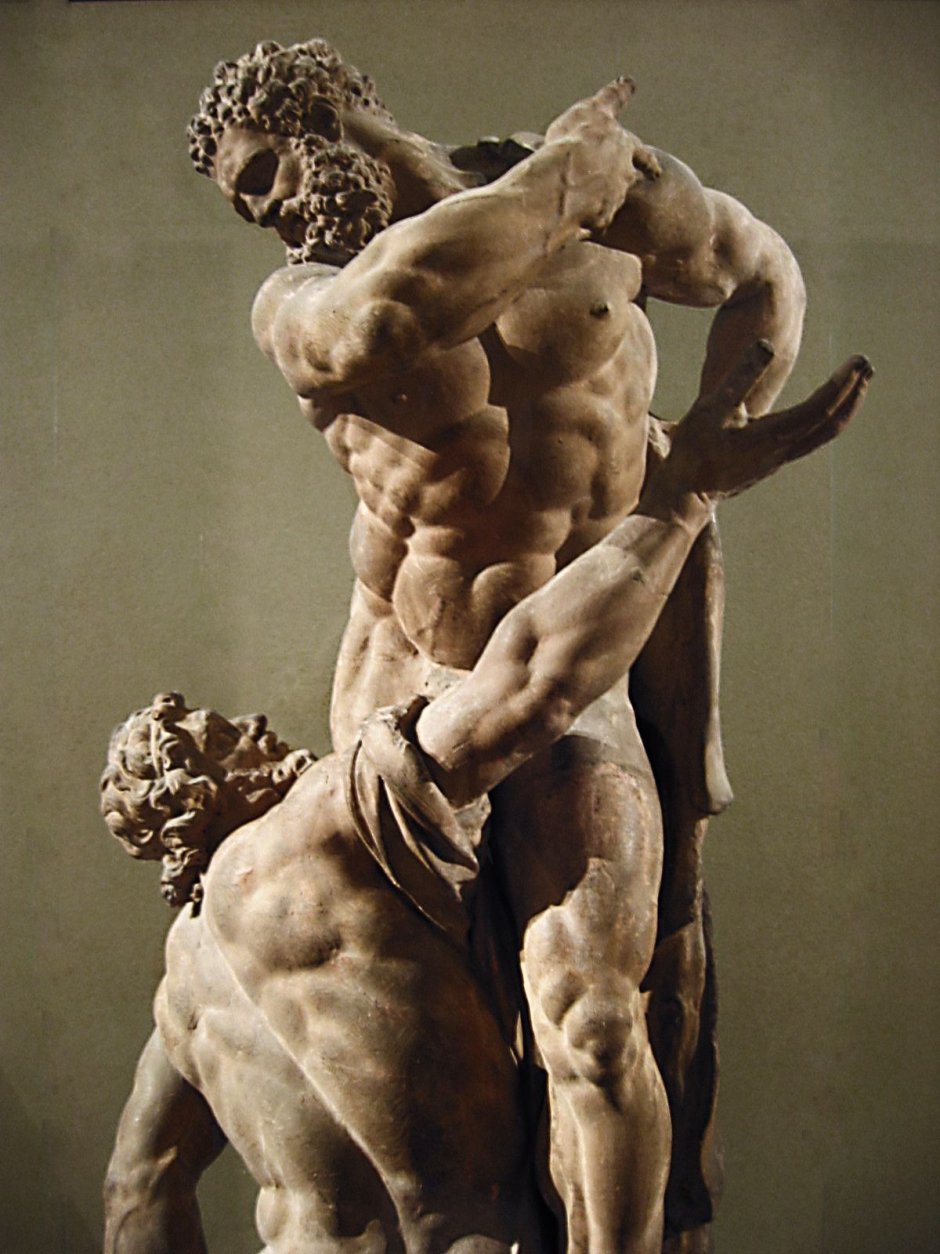 Скульптура Геракла и Диомеда во Флоренции