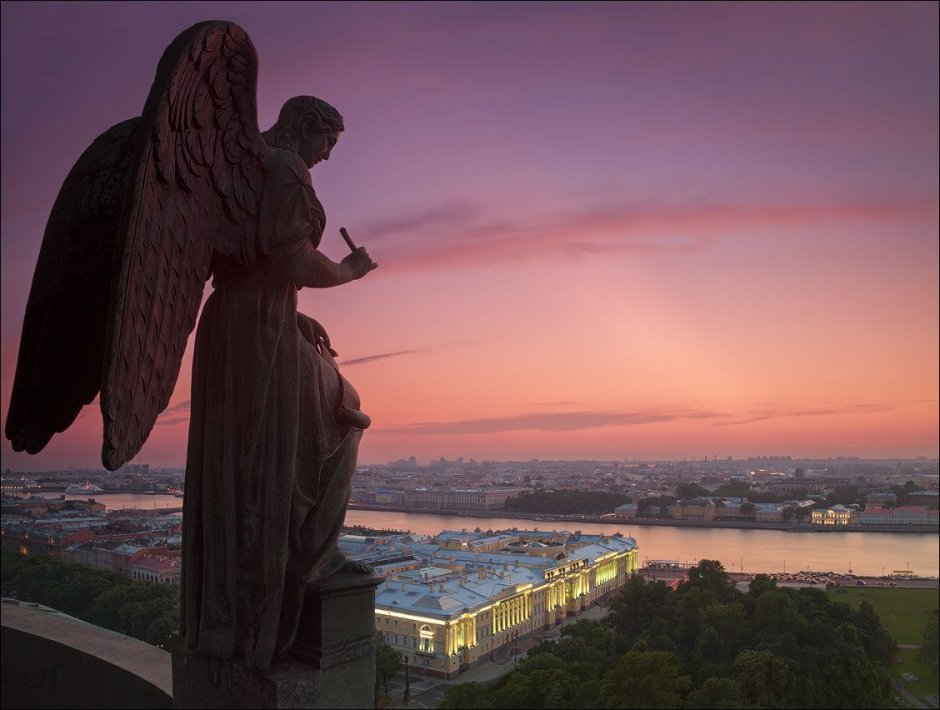Ангел скульптура Исаакиевский собор