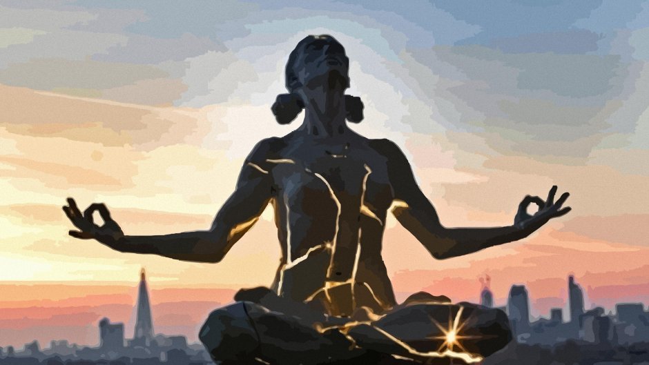 Скульптура Пэйдж Бредли медитация