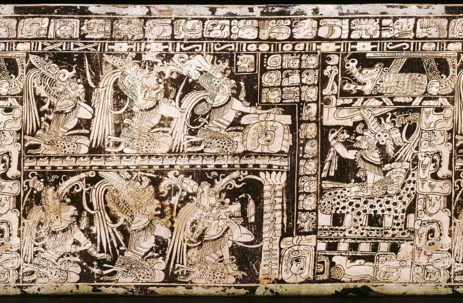 Фрески Майя ацтеков