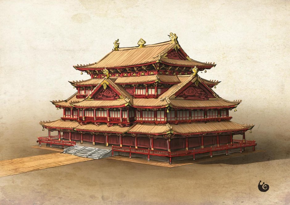 Древняя Япония архитектура татэана
