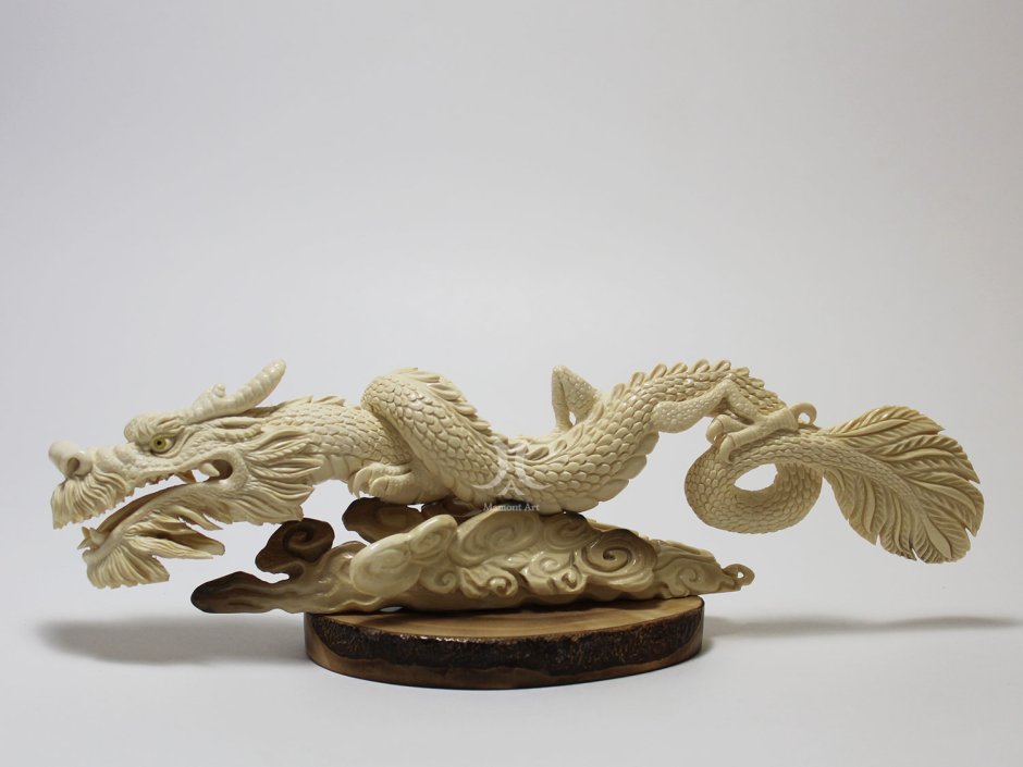 Косторезное искусство Китая дракон