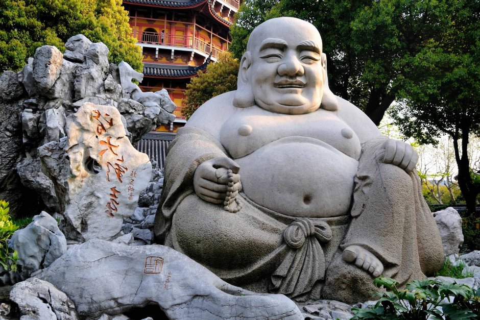 Скульптура Будды древний Китай