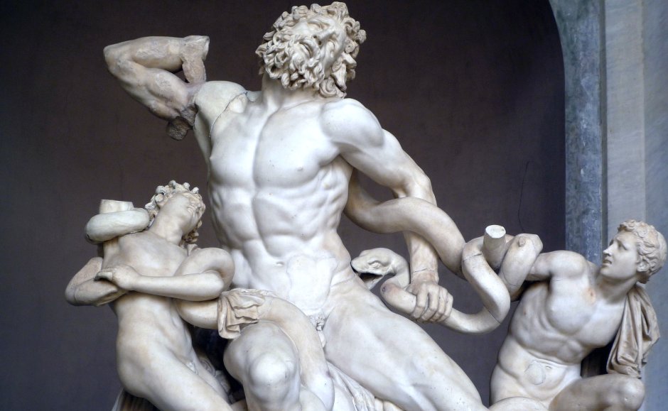 Древнегреческая скульптура Лаокоон и его сыновья