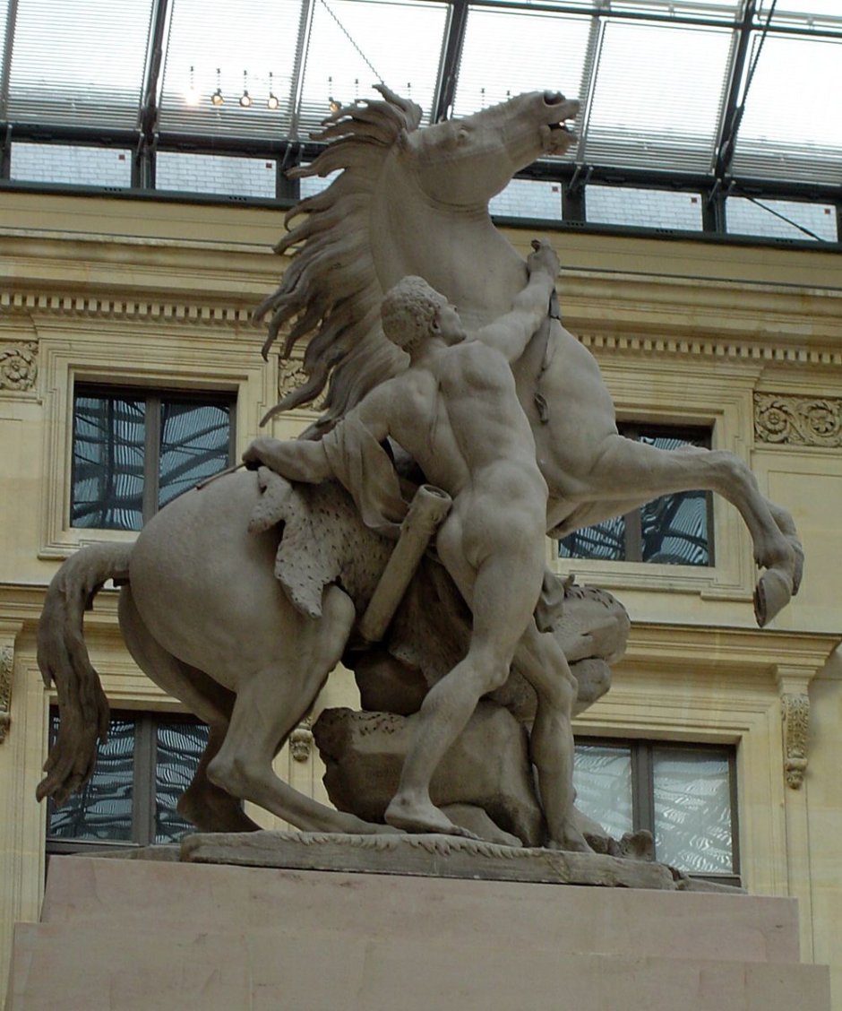 Скульптура «кони Марли» Гийом кусту