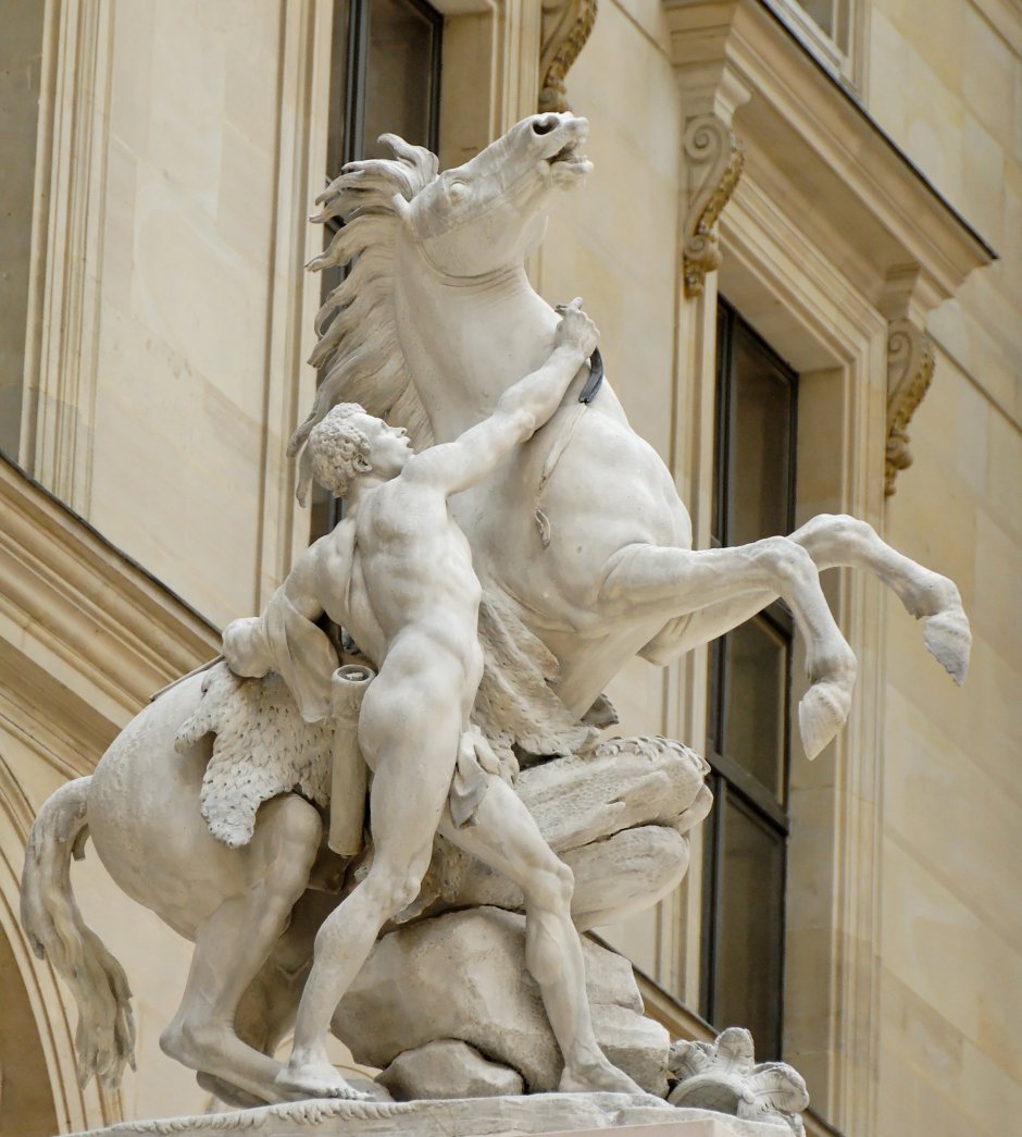Скульптура «кони Марли» Гийом кусту