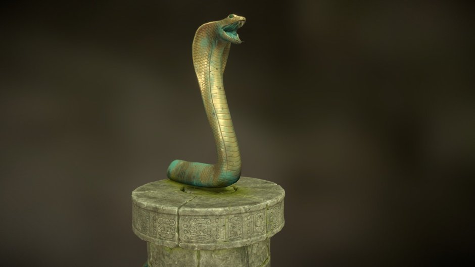 Статуя змеи