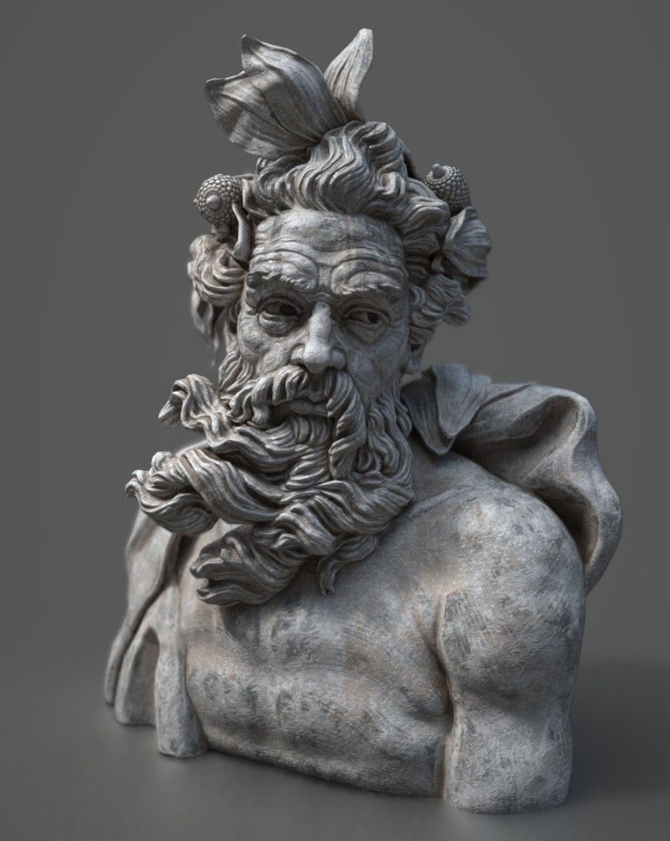 Посейдон Бог древней Греции скульптура