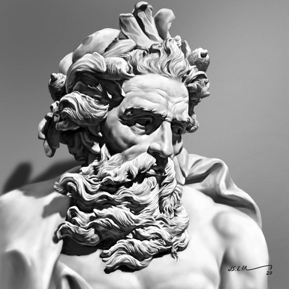 Зевс скульптура Эстетика