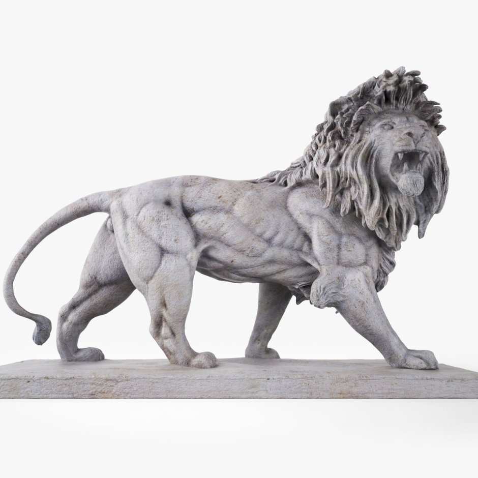 Скульптура «Лев и змея»