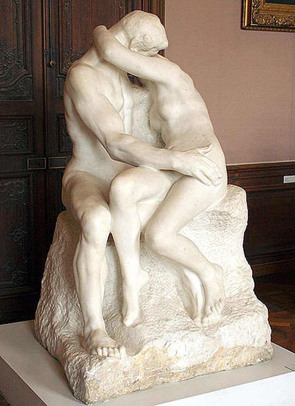 Огюст Роден скульптура поцелуй