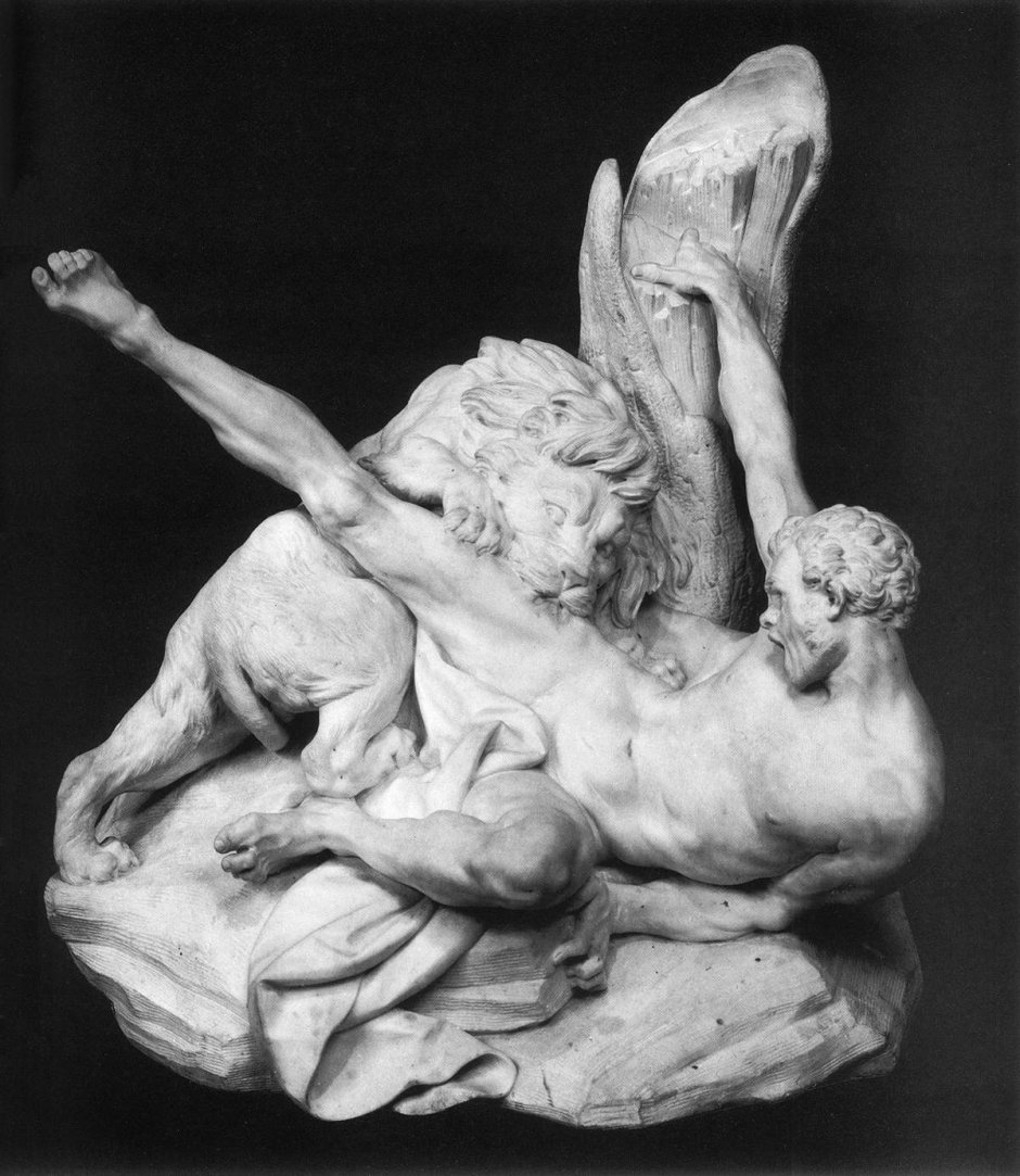 Милон Кротонский скульптура Фальконе