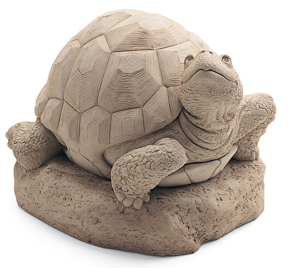 Скульптура из песка черепаха