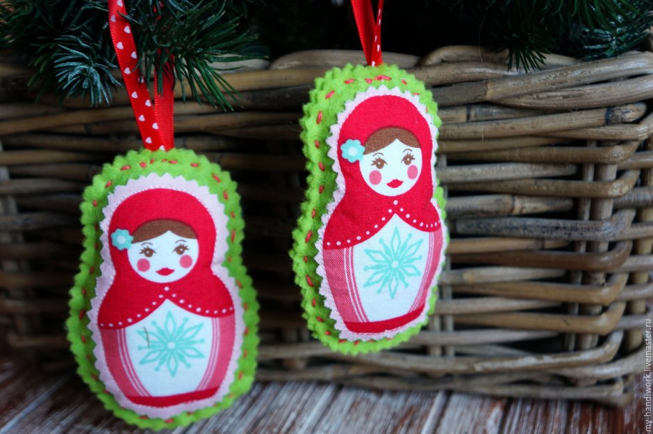Русские сувениры зима