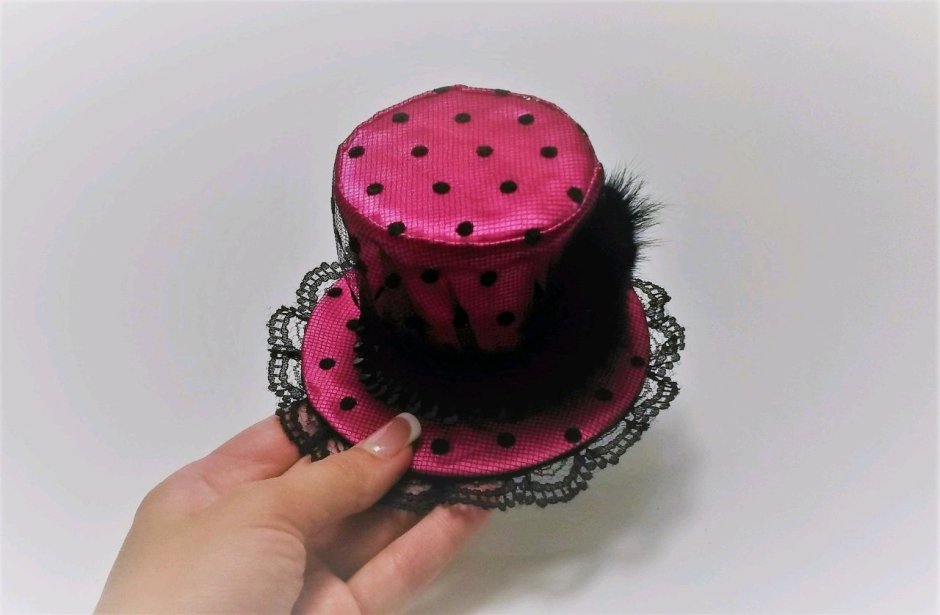 Заколка шляпка для девочки