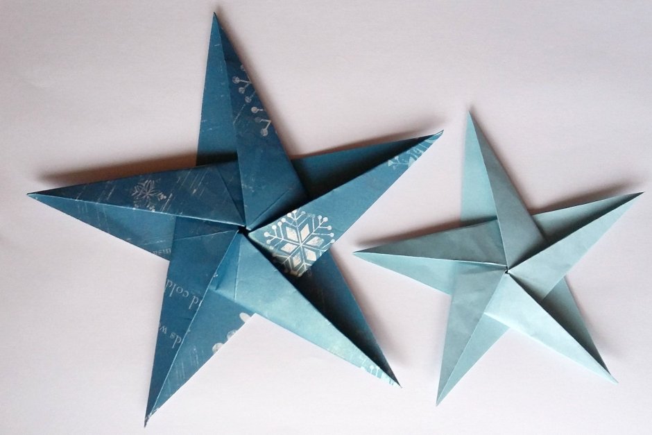 Вифлеемская звезда оригами