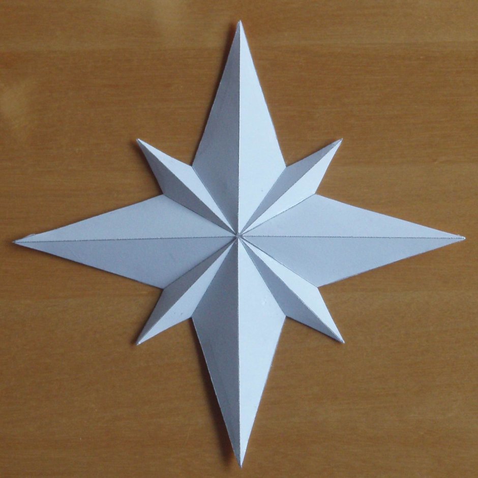 Вифлеемская звезда поделка из бумаги
