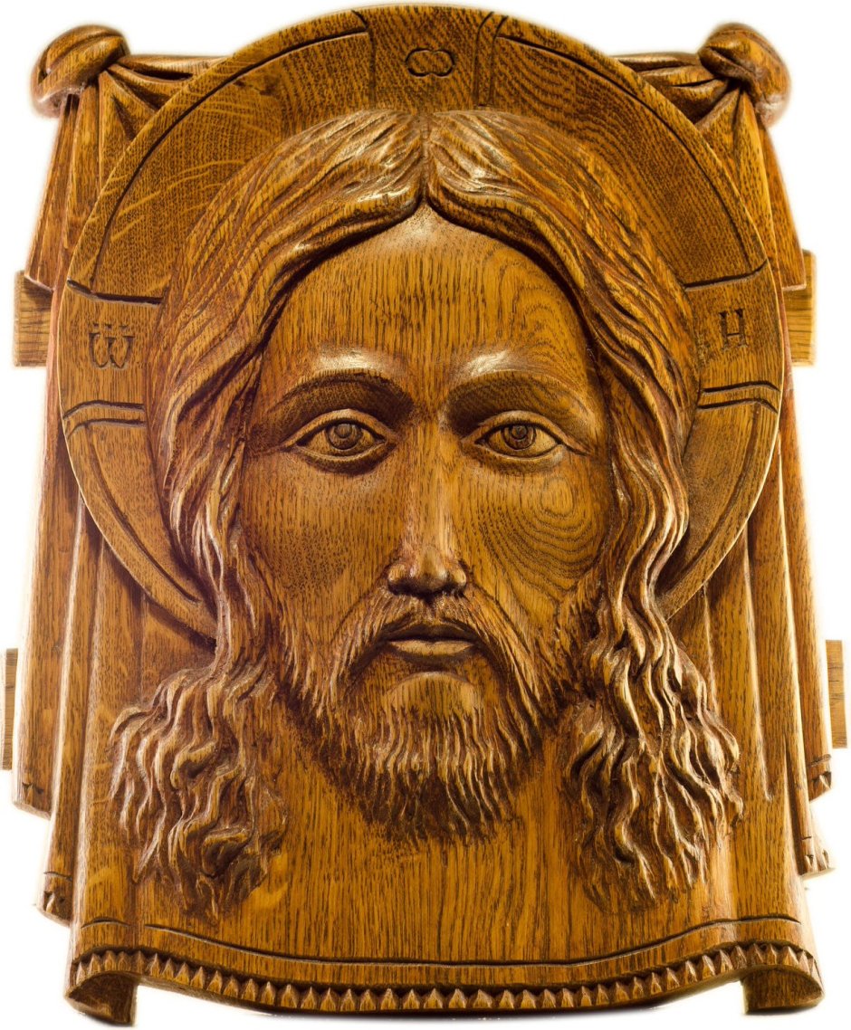 Икона Святая Троица резьба по дереву