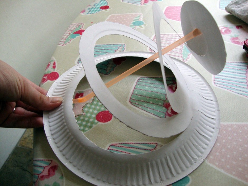 Шляпки из бумажных тарелок