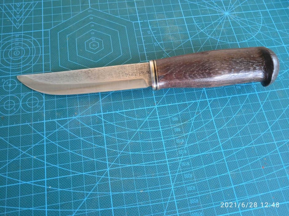 Нож из полотна мехпилы по металлу чертежи