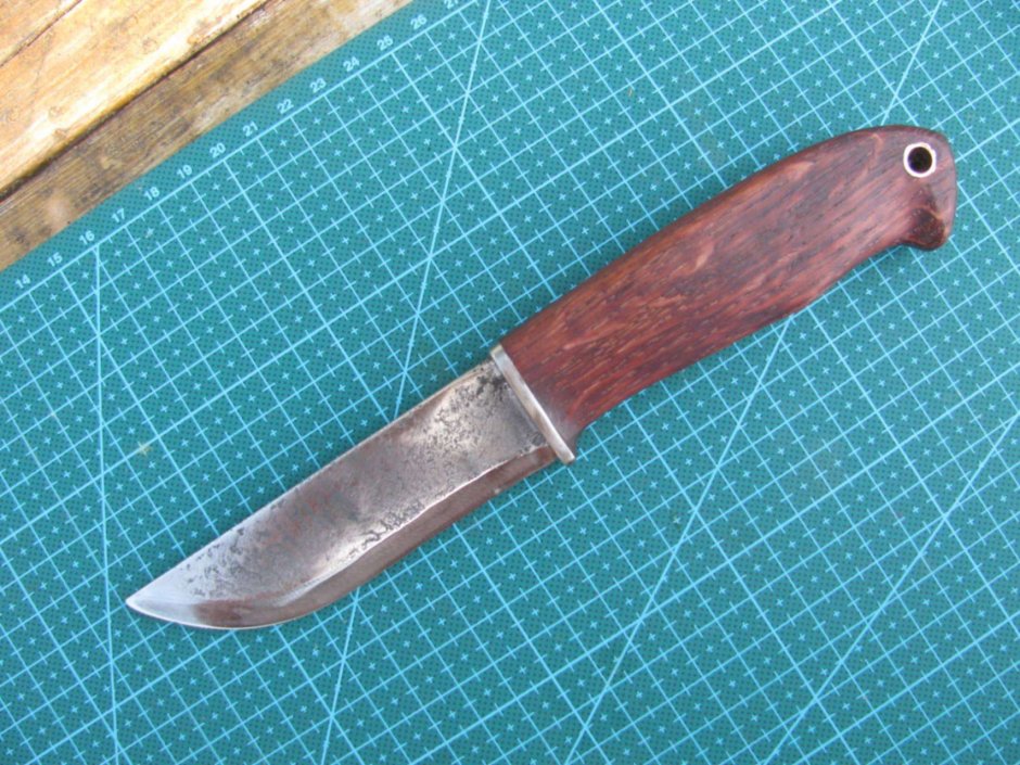 Чертеж рукоятки ножа из дерева