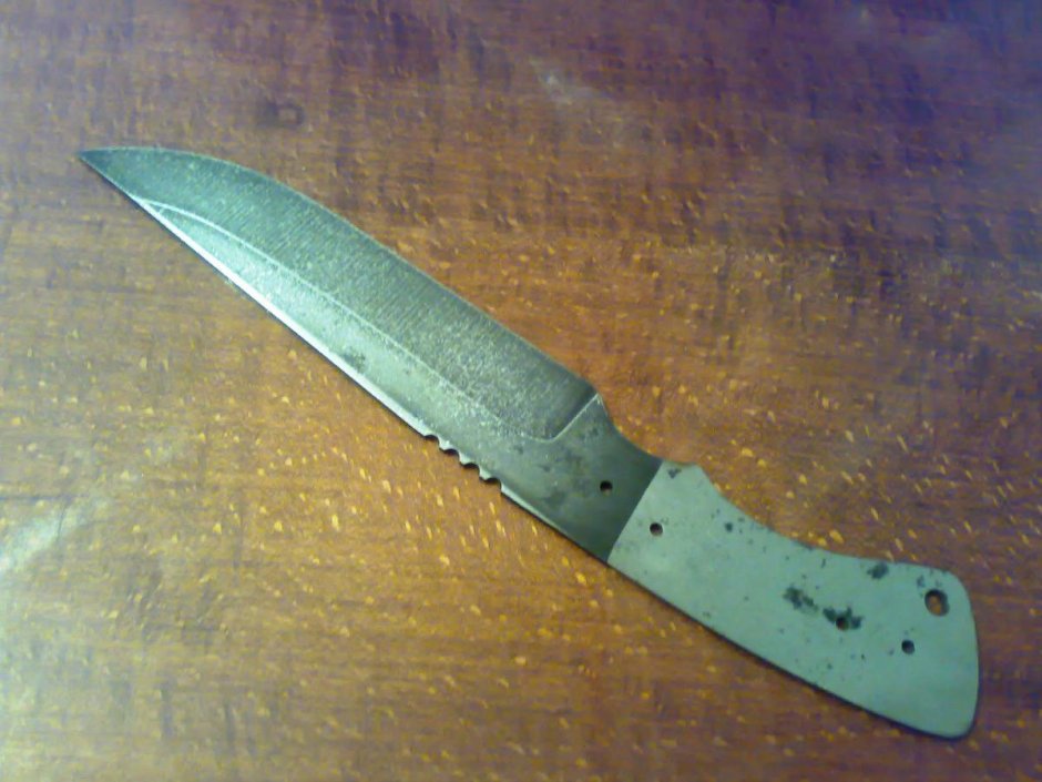Нож из пилы р6м5