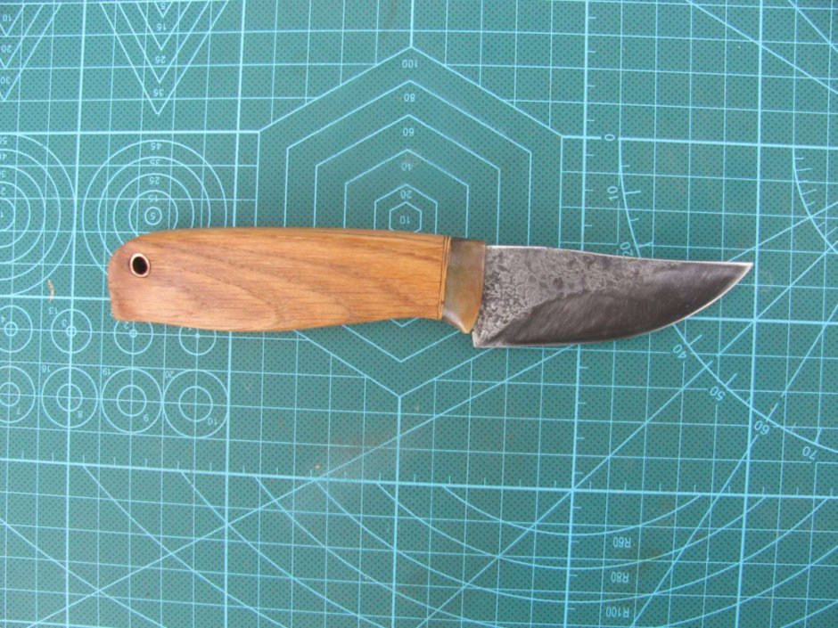 Нож из мехпилы р6м5 наборная ручка