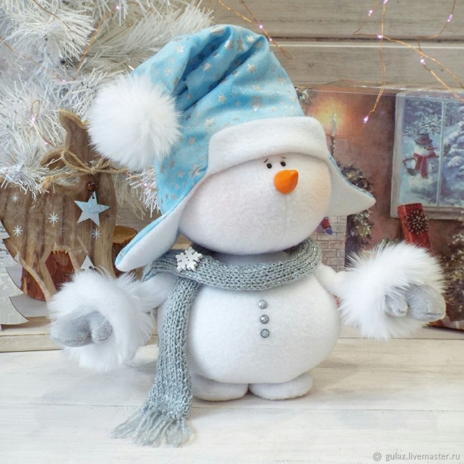 Снеговик своими руками на новый год