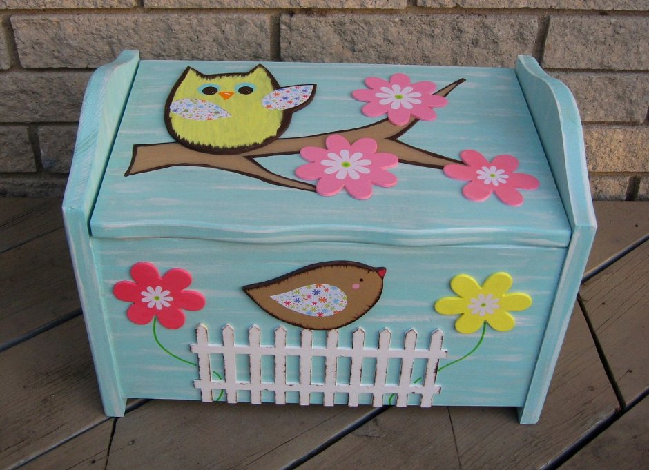 Ящик для игрушек на веранду детского сада