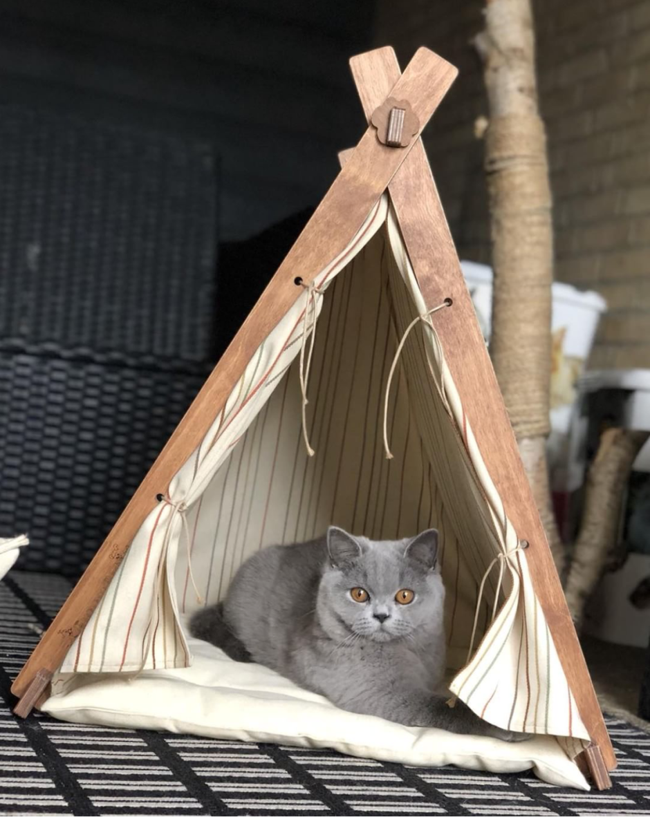 Дом для кота палатка