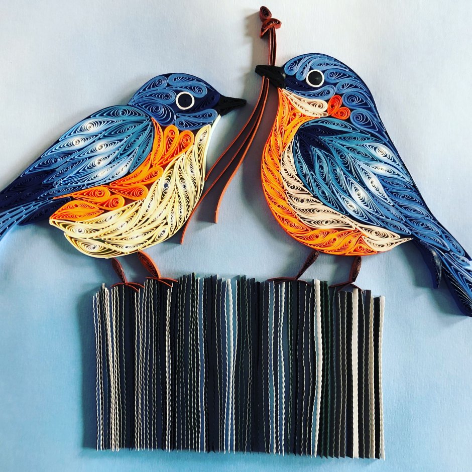 Пластилинография птицы