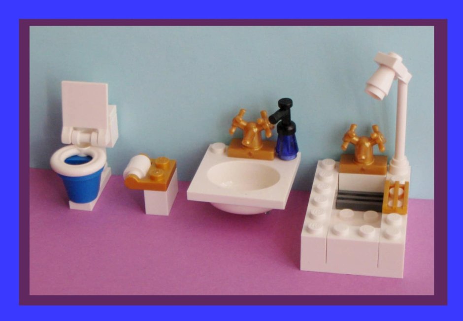 Лего набор ванная комната