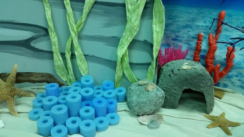 Морские обитатели из пластилина для детей