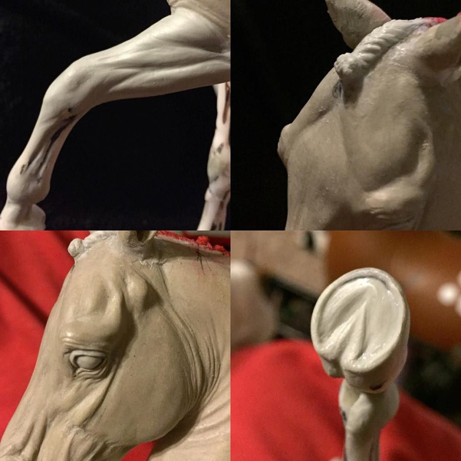 Скульптурный рельеф лошадь 3д