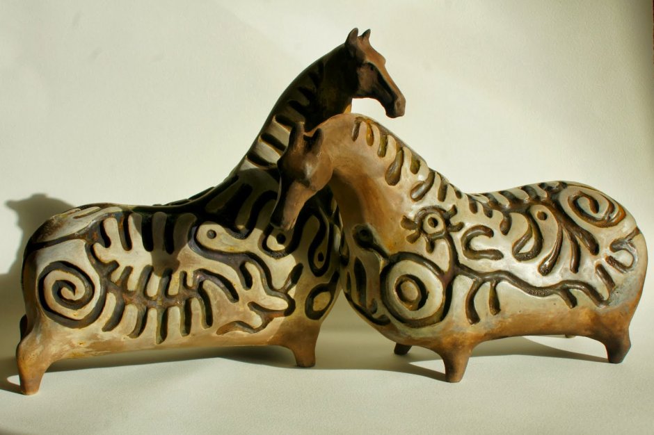 Голова лошади скульптура