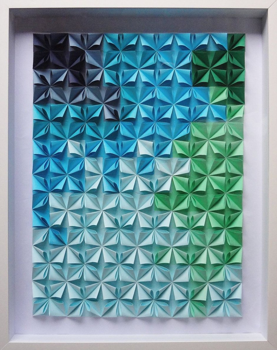 Оригами мозаика