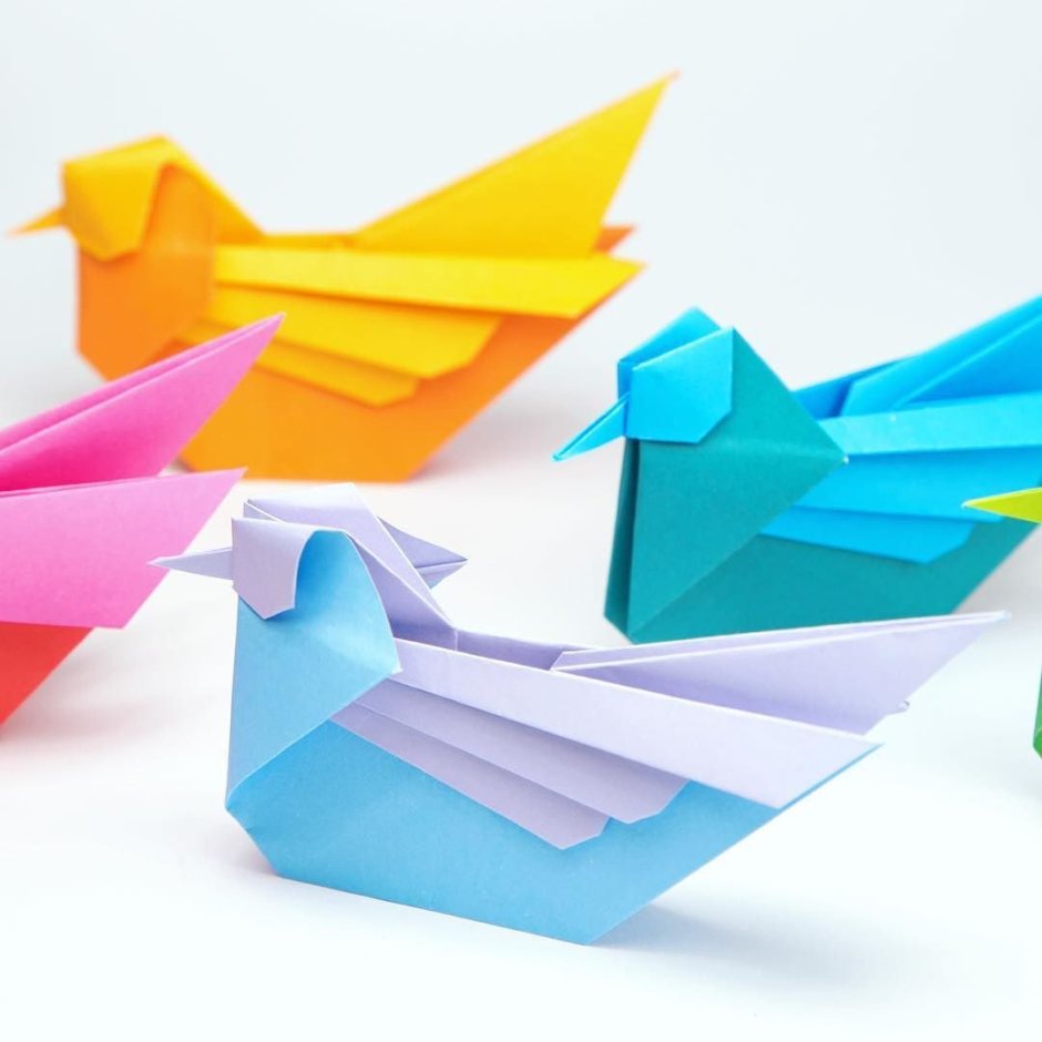Оригами птица 2 класс технология