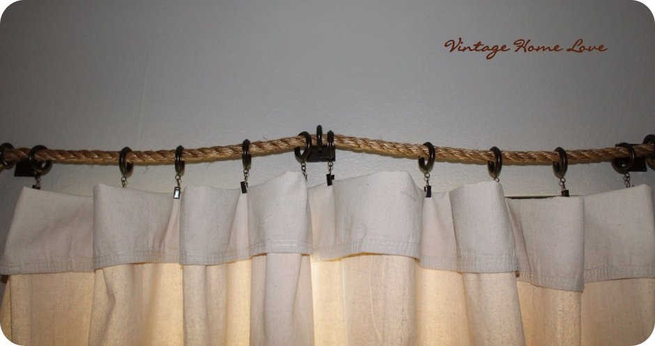 Natural Wood Curtain Rod